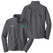 F217 - M133E001 - EMB - Fleece Jacket with Laser Etch Back